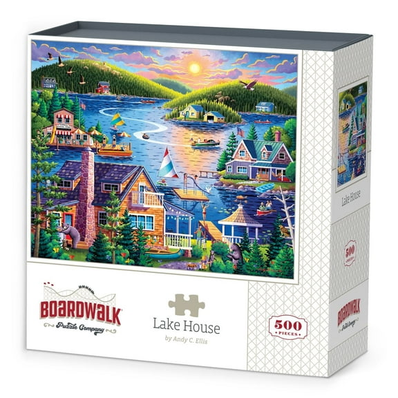 Lake House - 500 Piece Boardwalk Jigsaw Puzzle