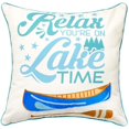 thumbnail image 1 of Lake House Accent Pillows - Lake Time, 1 of 3