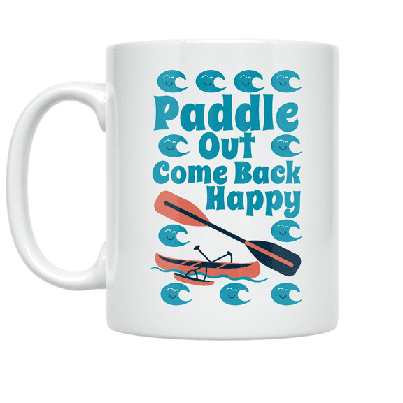 Lake House Canoeing Design - Lake Lover - 11 oz Ceramic Coffee Mug