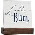 thumbnail image 1 of Lake House Decor Lake Decorations For Summer Home Lake Themed Decor Farmhouse For Home Office Bathroom Cabin Cubicle Shelf Table Tiered Tray Desk Decorations Ceramic Sign, 1 of 6