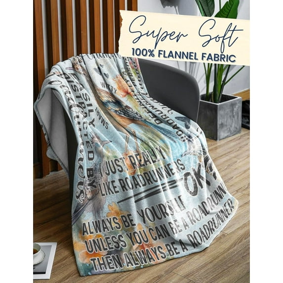 Lake House/Life Gifts Blanket Throw for Women Men - Boating/Fishing Gifts - House Decor Decorations for Home Porch Bed Sofa - Better, 50" x 60"