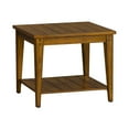 thumbnail image 1 of Lake House Medium Brown Square Lamp Table, 1 of 10