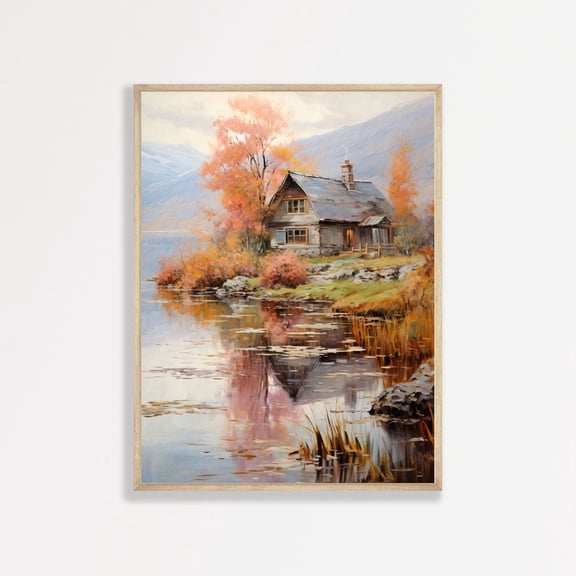 Lake House Wall Art Vintage Modern Farmhouse Home Decor