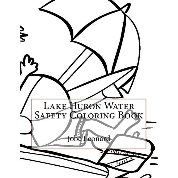 Lake Huron Water Safety Coloring Book (Paperback)