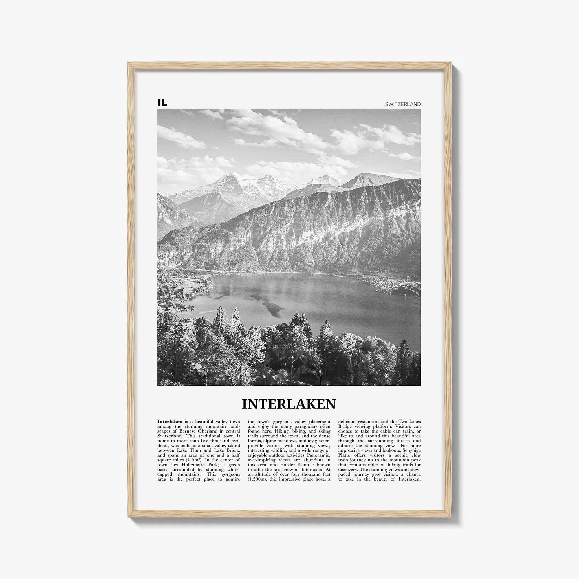 Lake Interlaken And Thun Photo Switzerland Travel Bernese Oberland ...