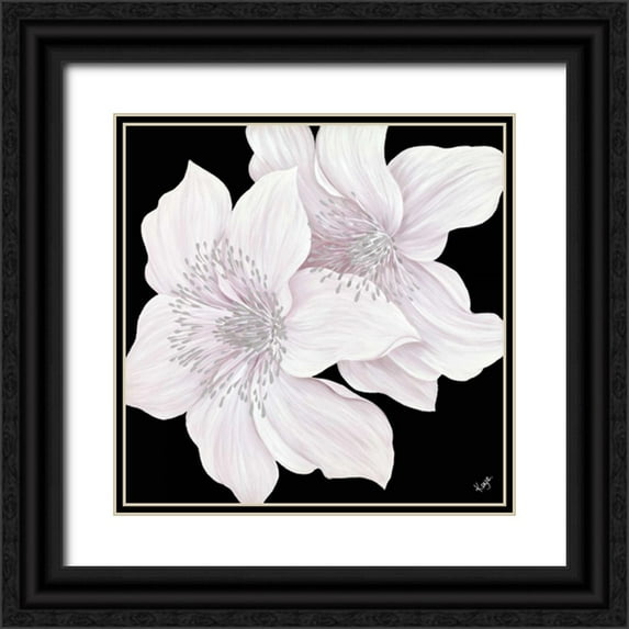Lake, Kaye 26x26 Black Ornate Wood Framed with Double Matting Museum Art Print Titled - Affection II
