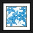 thumbnail image 1 of Lake, Kaye 26x26 Black Ornate Wood Framed with Double Matting Museum Art Print Titled - Clematis Cavees, 1 of 4