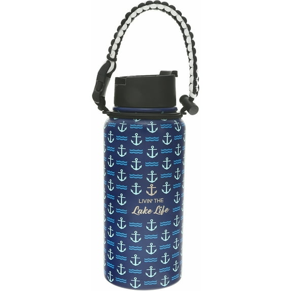 Lake Life - 32 oz Stainless Steel Handled Water Bottle