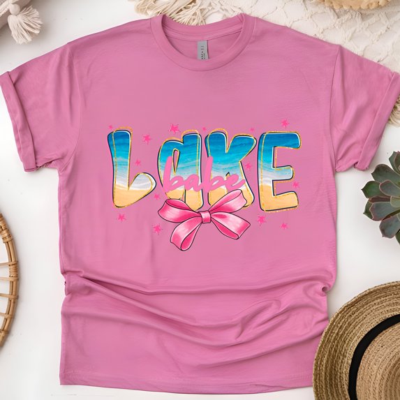 Lake Life Camo T-Shirt, Fishing and Boating Graphic Tee for Summer, Navy, Size 4XL