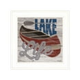 thumbnail image 1 of Lake Life Canoe by Kate Sherrill Print Wall Art Wood Multi-Color, 1 of 5