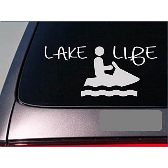 Lake Life *E237* jet ski wave runner waterski rope jacket Decal Vinyl STICKER