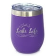 thumbnail image 1 of Bevvee Insulated Wine Tumbler 12 oz Lake Life Lake Enthusiast Gifts Tumblers, 1 of 4