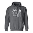 thumbnail image 1 of Lake Life Is The Best Life Adult Hooded Sweatshirt, 1 of 3