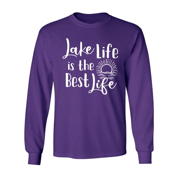 Lake Life Is The Best Life Adult Long Sleeve T-shirt