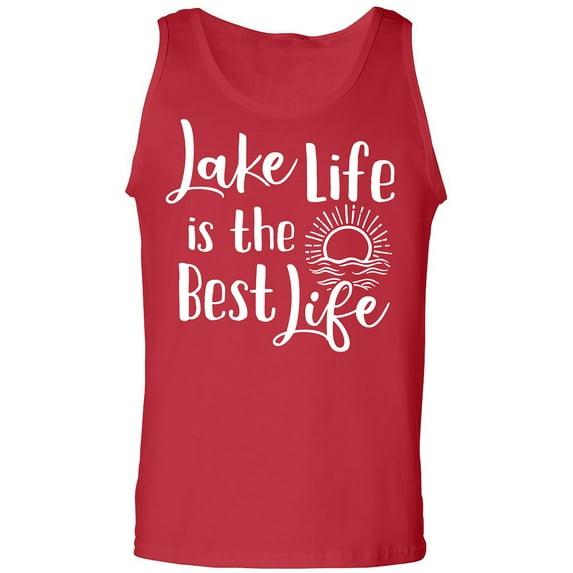 Lake Life Is The Best Life Adult Tank Top