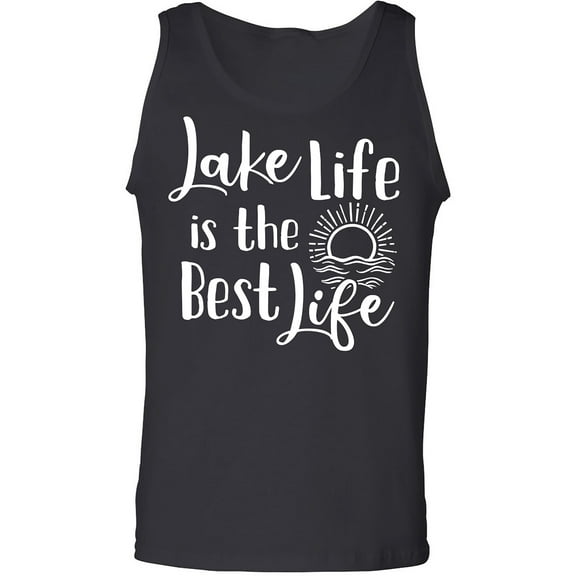 Lake Life Is The Best Life Adult Tank Top