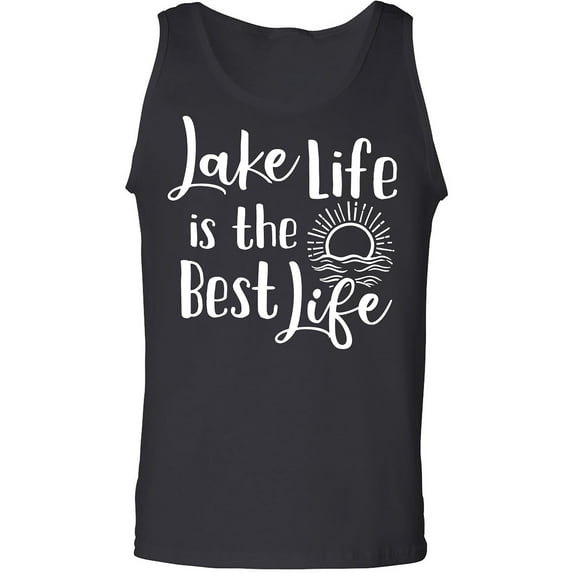Lake Life Is The Best Life Adult Tank Top