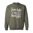 thumbnail image 1 of Lake Life Is The Best Life Crewneck Sweatshirt, 1 of 3