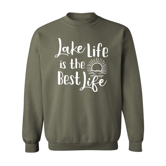 Lake Life Is The Best Life Crewneck Sweatshirt