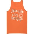 thumbnail image 1 of Lake Life Is The Best Life Neon Tank Top, 1 of 1