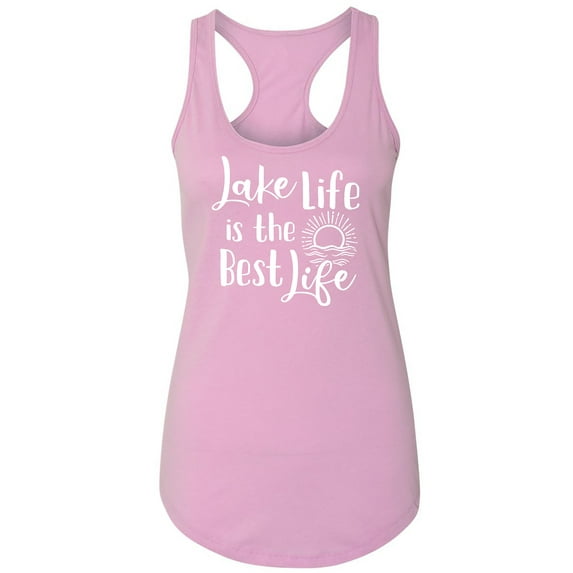 Lake Life Is The Best Life Racerback Tank