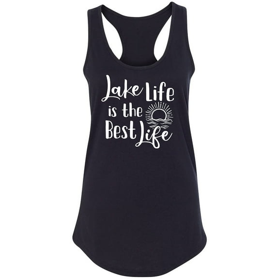 Lake Life Is The Best Life Racerback Tank