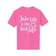 thumbnail image 1 of Lake Life Is The Best Life Short Sleeve Neon T-Shirt, 1 of 1