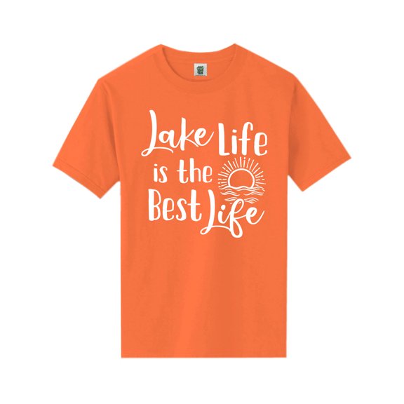 Lake Life Is The Best Life Short Sleeve Neon T-Shirt