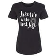 thumbnail image 1 of Lake Life Is The Best Life Womens crewneck tee, 1 of 2