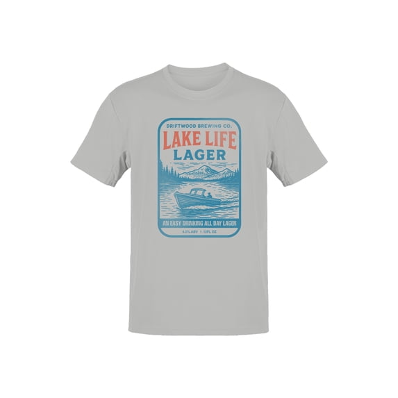 Lake Life Lager - Easy Drinking Beer Men's T-shirt