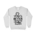 thumbnail image 1 of Lake Life Sweatshirt, Lake Vacation Shirt, Lake House, Family Lake Shirt, (Ash, M), 1 of 10