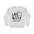 thumbnail image 1 of Lake Life Sweatshirt, Lake Vacation Shirt, Lake House, Family Lake Shirt, (Ash, M), 1 of 10