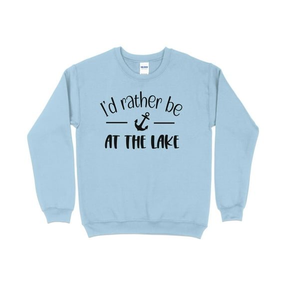 Lake Life Sweatshirt, Lake Vacation Shirt, Lake House, Family Lake Shirt, (LightBlue, L)