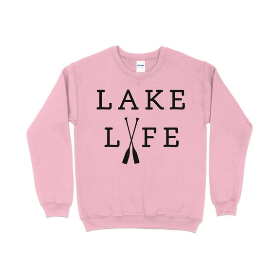 Lake Life Sweatshirt, Lake Vacation Shirt, Lake House, Family Lake Shirt, (LightPink, S)