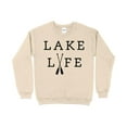 thumbnail image 1 of Lake Life Sweatshirt, Lake Vacation Shirt, Lake House, Family Lake Shirt, (Sand, S), 1 of 10
