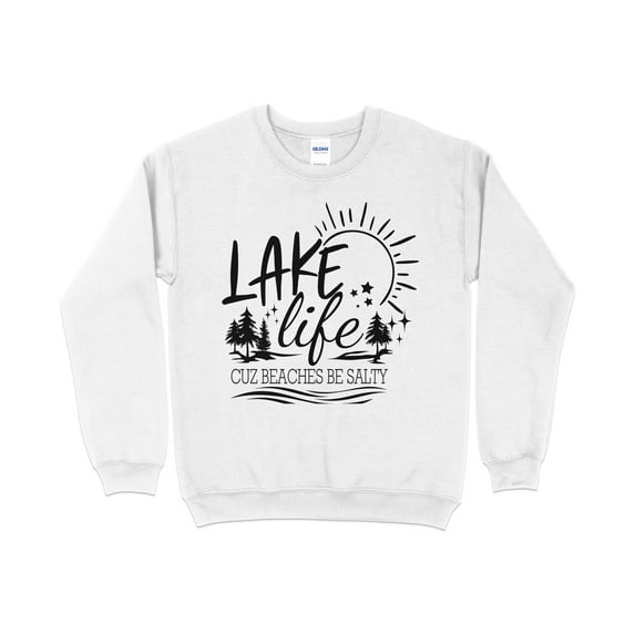 Lake Life Sweatshirt, Lake Vacation Shirt, Lake House, Family Lake Shirt, (White, 2XL)