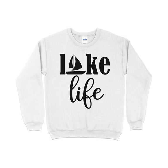 Lake Life Sweatshirt, Lake Vacation Shirt, Lake House, Family Lake Shirt, (White, 4XL)
