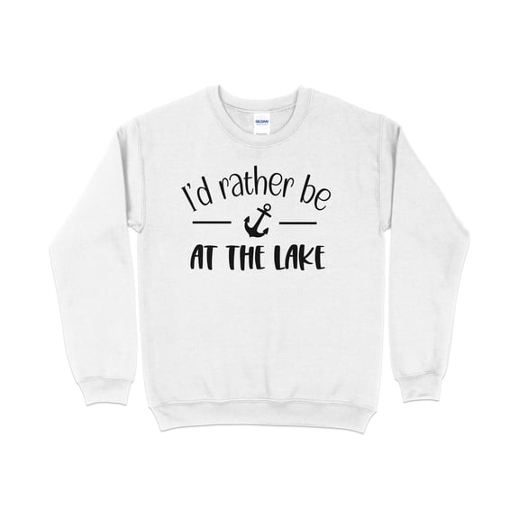 Lake Life Sweatshirt, Lake Vacation Shirt, Lake House, Family Lake Shirt, (White, M)