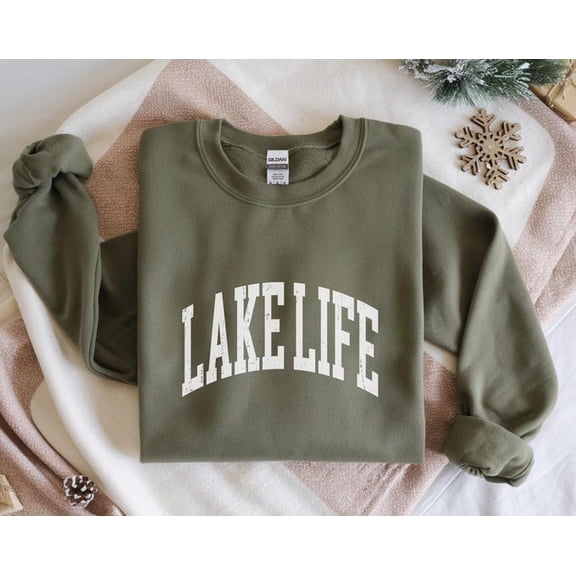 Lake Life Sweatshirt, On The Lake Hoodie, Travel Lover Outfit, Adventurer, Vacation & Camper Clothing, Camper Apparel, Sweatshirt Size S-5Xl