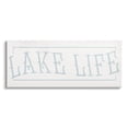 thumbnail image 1 of Lake Life Woodsy Cabin Sign Typography Graphic Art Gallery Wrapped Canvas Print Wall Art, 1 of 7