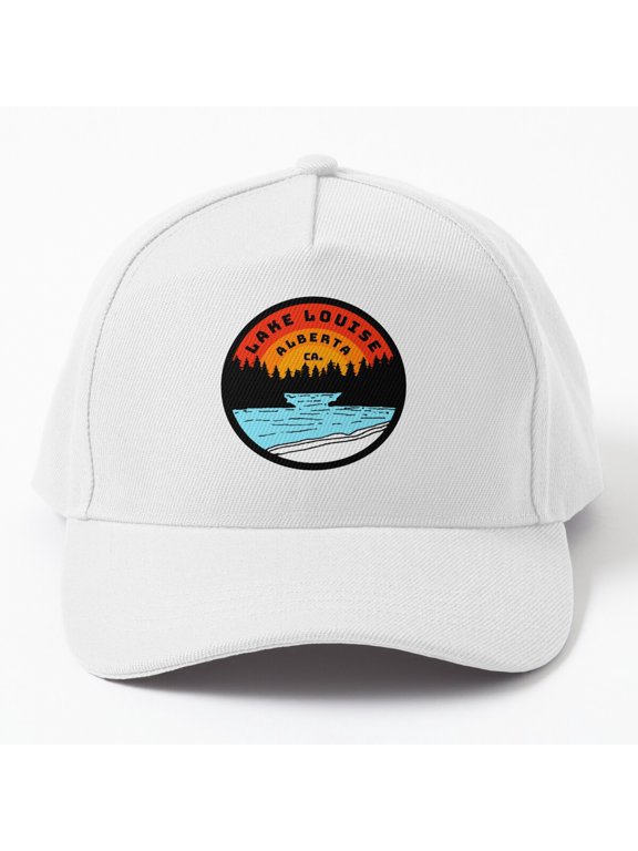 Lake Louise Alberta Adventure Baseball Cap, Travel Hat Style
