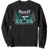 Lake Louise Alberta Banff National Parks Bear Sweatshirt - Walmart.com
