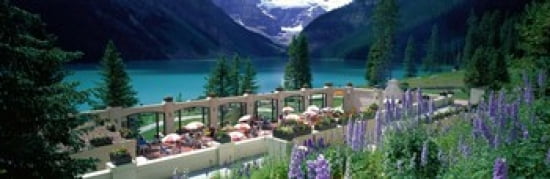 Lake Louise Alberta Canada Canvas Art - Panoramic Images (36 x 12)