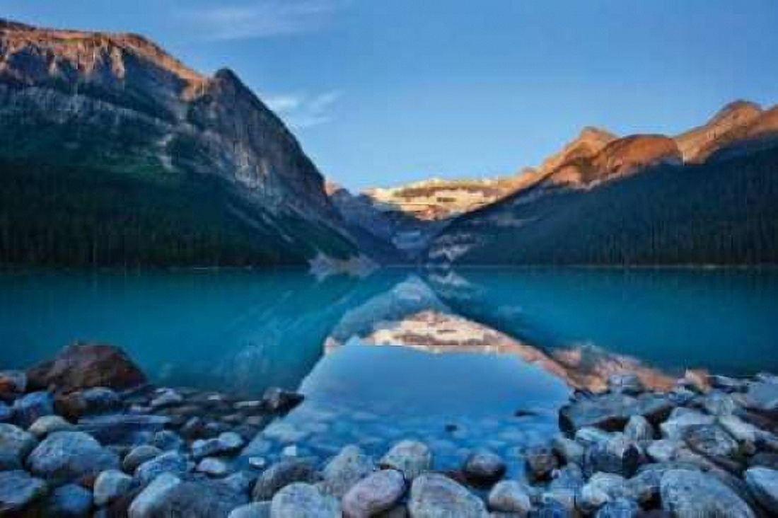 Lake Louise Dawn II Canvas Art - Larry Malvin (12 x 18)