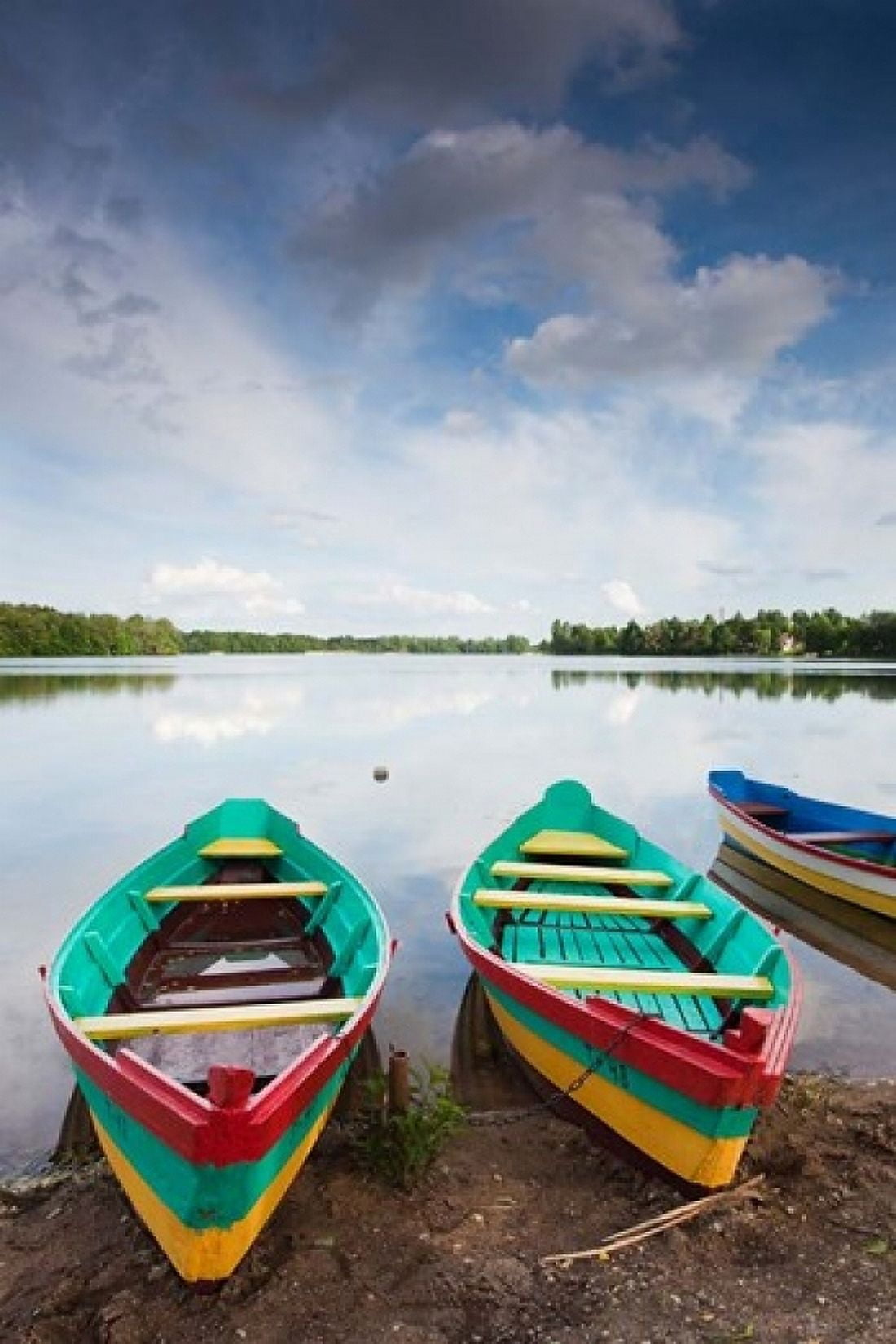 Lake Luka Trakai Historical National Park Trakai Lithuania Canvas Art - Walter Bibikow DanitaDelimont (11 x 17)