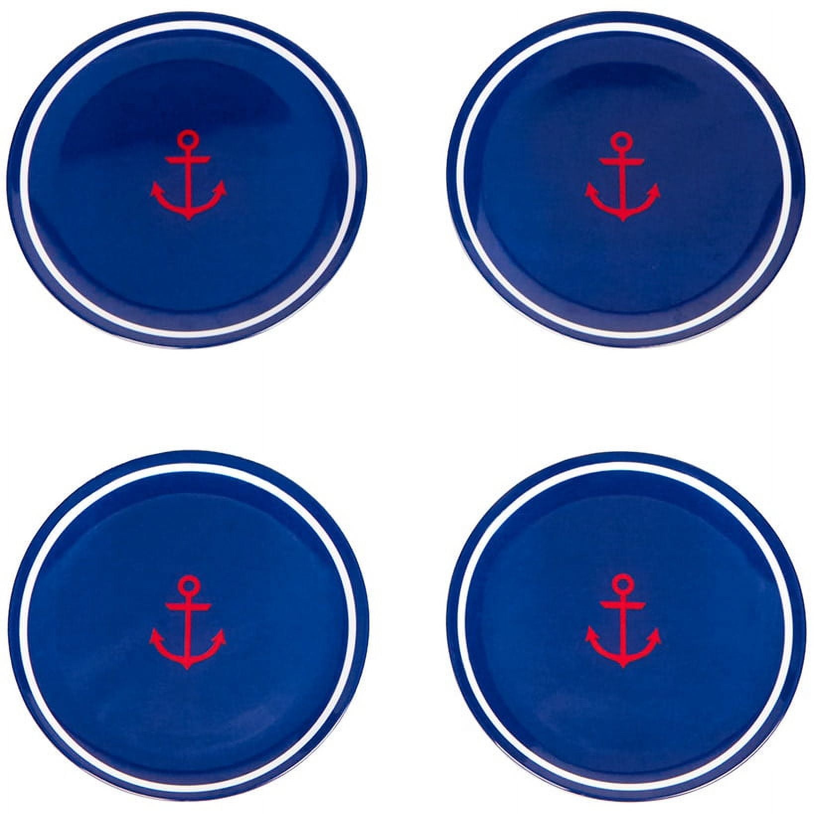 Lake Melamine Dinnerware Set - 4 Small Plates, 8-inch