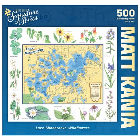 Lake Minnetonka Wildflowers, 500 Pieces, Jigsaw Puzzle