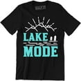 thumbnail image 1 of Lake Mode Funny Graphic Summer Vacation Men's Short Sleeve T-Shirt, 1 of 4
