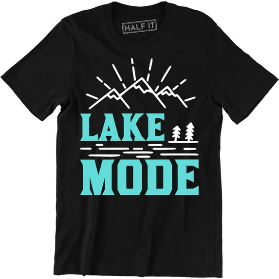 Lake Mode Funny Graphic Summer Vacation Men's Short Sleeve T-Shirt