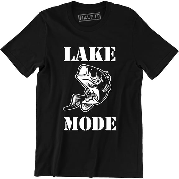 Lake Mode - Funny Summer Lake Fishing Vacation Men's T-Shirt